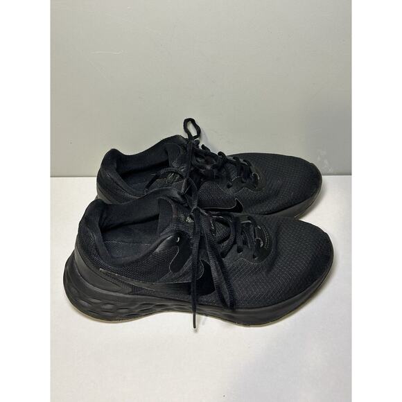 Nike Revolution 6 Men’s Size 7 Running Shoe Sneaker Black/Smoke Grey DD8475-001 - Picture 1 of 7